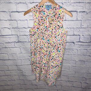 Geometric High Low Dress